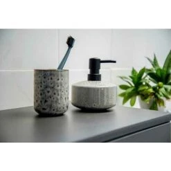 WENKO Gobelet Brosse à Dent Oviedo, Gobelet Salle De Bain, Céramique, Ø 7,5x9,5 Cm, Multicolore -WENKO Soldes 34038604 3