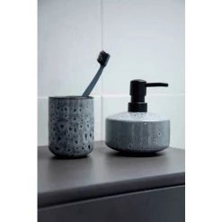 WENKO Gobelet Brosse à Dent Oviedo, Gobelet Salle De Bain, Céramique, Ø 7,5x9,5 Cm, Multicolore -WENKO Soldes 34038604 4