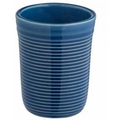 WENKO Porte Brosse à Dent Sada, Gobelet Salle De Bain Céramique, Pot Brosse à Dent Design Avec Surface Structurée, Céramique Haut De Gamme, Ø 8x10 Cm, Bleu Marine 6 WENKO Porte Brosse à Dent Sada, Gobelet Salle De Bain Céramique, Pot Brosse à Dent Design Avec Surface Structurée, Céramique Haut De Gamme, Ø 8x10 Cm, Bleu Marine -WENKO Soldes 34038618 2