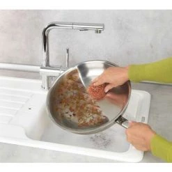 WENKO Eponge Cuivre, Grattoir Vaisselle Cobi, Lot De 2 éponges En Cuivre Pour Un Nettoyage Doux Et Sans Rayures Contre Les Salissures Tenaces, Cuivre, Ø 9 X 2,2 Cm 8 WENKO Eponge Cuivre, Grattoir Vaisselle Cobi, Lot De 2 éponges En Cuivre Pour Un Nettoyage Doux Et Sans Rayures Contre Les Salissures Tenaces, Cuivre, Ø 9 X 2,2 Cm -WENKO Soldes 34038650 3