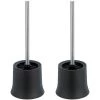 WENKO Brosse WC Basic Noir - Brosse WC Noire Excellent Rapport Qualité/Prix, Lot De 2, Polypropylène, 14x38x14 Cm, Noir 1 WENKO Brosse WC Basic Noir - Brosse WC Noire Excellent Rapport Qualité/Prix, Lot De 2, Polypropylène, 14x38x14 Cm, Noir -WENKO Soldes 34038662 1