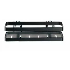 WENKO Etagère à épices Murale Noire Gala, étagère Murale Cuisine Fixation Sans Perçage Avec Adaptateur Turbo-Loc® Inclus, Acier, 22x5,5x7 Cm, Noir Mat 9 WENKO Etagère à épices Murale Noire Gala, étagère Murale Cuisine Fixation Sans Perçage Avec Adaptateur Turbo-Loc® Inclus, Acier, 22x5,5x7 Cm, Noir Mat -WENKO Soldes 34038664 3