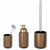 WENKO Set Accessoires Salle De Bain, Gobelet Brosse à Dent, Distributeur Savon Mousse, Brosse WC Noir, Keo, Céramique Cuivrée 1 WENKO Set Accessoires Salle De Bain, Gobelet Brosse à Dent, Distributeur Savon Mousse, Brosse WC Noir, Keo, Céramique Cuivrée -WENKO Soldes 34038686 1