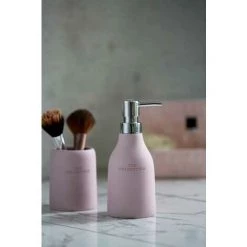 WENKO Set Accessoires Salle De Bain, Gobelet Brosse à Dent, Distributeur Savon Liquide, The Collection, Rose -WENKO Soldes 34038711 4