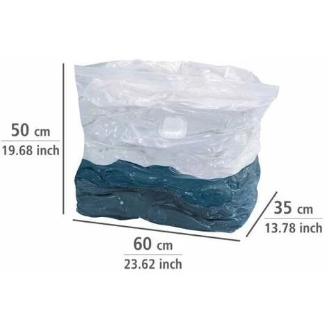 WENKO Housse De Rangement Sous Vide, Sac Rangement Sous Vide, Lot De 4, 70x100x35cm Et 50x60x35 6 WENKO Housse De Rangement Sous Vide, Sac Rangement Sous Vide, Lot De 4, 70x100x35cm Et 50x60x35 – Image 4