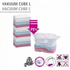 WENKO Housse De Rangement Sous Vide, Sac Rangement Sous Vide, Lot De 4, 70x100x35cm Et 50x60x35 11 WENKO Housse De Rangement Sous Vide, Sac Rangement Sous Vide, Lot De 4, 70x100x35cm Et 50x60x35 -WENKO Soldes 34038716 5
