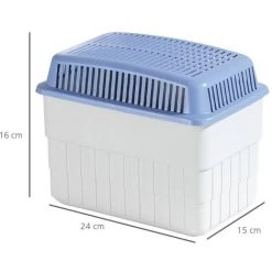 WENKO Déshumidificateur D'air, Absorbeur D'humidité, 1kg, 24x16x15 Cm, Blanc/Bleu, Lot De 2 éponges Offertes 11 WENKO Déshumidificateur D'air, Absorbeur D'humidité, 1kg, 24x16x15 Cm, Blanc/Bleu, Lot De 2 éponges Offertes -WENKO Soldes 34038746 5