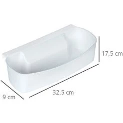 WENKO Bac De Collecte Pour Déchets à Accrocher Au Placard De Cuisine, Poubelle Suspendue Cuisine, 32.5x9x17.5 Cm, Lot De 2 éponges Offertes 10 WENKO Bac De Collecte Pour Déchets à Accrocher Au Placard De Cuisine, Poubelle Suspendue Cuisine, 32.5x9x17.5 Cm, Lot De 2 éponges Offertes -WENKO Soldes 34038750 4
