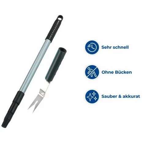 WENKO Désherbeur Manuel Avec Manche Téléscopique 4 WENKO Désherbeur Manuel Avec Manche Téléscopique – Image 2