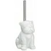 WENKO Brosse WC Bulldog En Céramique - 15 X 69 X 20 - Blanc -WENKO Soldes 34058702 1