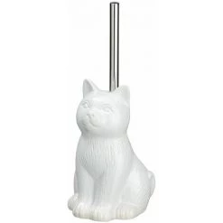 WENKO Brosse WC Cat En Céramique - 14 X 22 X 17 - Blanc 8 WENKO Brosse WC Cat En Céramique - 14 X 22 X 17 - Blanc -WENKO Soldes 34058710 3