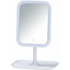WENKO Miroir LED à Poser Bertiolo - 21 X 30 X 16.5 - Blanc