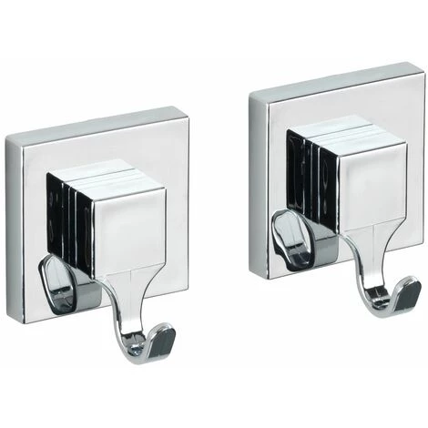 WENKO Lot De 2 Crochets Mural Quadro - 6 X 7 X 5 - Argent 5 WENKO Lot De 2 Crochets Mural Quadro - 6 X 7 X 5 - Argent – Image 3