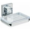WENKO Porte-savon En Acier Inox Quadro - 12 X 6.5 X 12 - Argent -WENKO Soldes 34083984 1