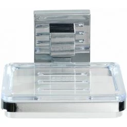 WENKO Porte-savon En Acier Inox Quadro - 12 X 6.5 X 12 - Argent 7 WENKO Porte-savon En Acier Inox Quadro - 12 X 6.5 X 12 - Argent -WENKO Soldes 34083984 2