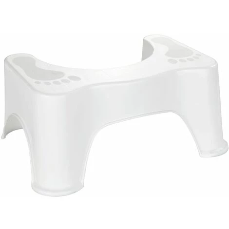 WENKO Tabouret Pour Toilette Secura - 48 X 20.5 X 33.5 - Blanc 4 WENKO Tabouret Pour Toilette Secura - 48 X 20.5 X 33.5 - Blanc – Image 2