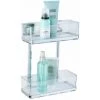 WENKO Etagère Murale En Acier Inox Quadro 2 Niveaux - 25.5 X 32.5 X 14 - Transparent 2 WENKO Etagère Murale En Acier Inox Quadro 2 Niveaux - 25.5 X 32.5 X 14 - Transparent -WENKO Soldes 34083991 1