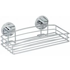 WENKO Etagère Droite à 1 Niveau - 26 X 6.5 X 14 - Argent