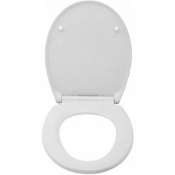 WENKO Abattant WC Cento - 37,5 X 44,5 - Blanc