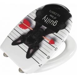 WENKO Abattant WC Guilty Dog - 38 X 45 - Noir 7 WENKO Abattant WC Guilty Dog - 38 X 45 - Noir -WENKO Soldes 34084011 3