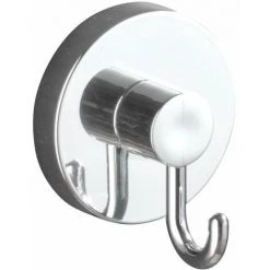 WENKO Lot De 2 Crochets Brillant - 6 X 6.7 X 5 - Argent