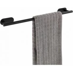WENKO Barre Porte-serviette Uno Orea En Acier Inox - 60 X 4.5 X 7 - Noir 9 WENKO Barre Porte-serviette Uno Orea En Acier Inox - 60 X 4.5 X 7 - Noir -WENKO Soldes 34084028 4