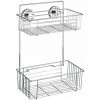 WENKO Etagère Murale à 2 Niveaux Bari - 26 X 38 X 17 - Argent 2 WENKO Etagère Murale à 2 Niveaux Bari - 26 X 38 X 17 - Argent -WENKO Soldes 34084040 1