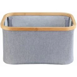 WENKO Panier à Rangement Bahari Pliable - 20 L. - 38 X 26 X 20 - Gris 7 WENKO Panier à Rangement Bahari Pliable - 20 L. - 38 X 26 X 20 - Gris -WENKO Soldes 34084048 2