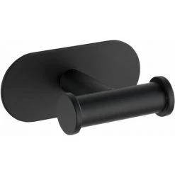 WENKO Crochet Duo Orea En Acier Inox - 10 X 4.5 X 6.5 - Noir