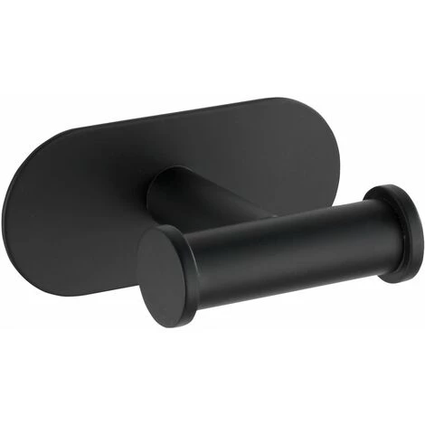 WENKO Crochet Duo Orea En Acier Inox - 10 X 4.5 X 6.5 - Noir 3 WENKO Crochet Duo Orea En Acier Inox - 10 X 4.5 X 6.5 - Noir