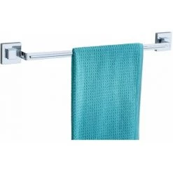 WENKO Barre Porte-serviettes Quadro - 60.5 X 6 X 5 - Argent 9 WENKO Barre Porte-serviettes Quadro - 60.5 X 6 X 5 - Argent -WENKO Soldes 34084067 4