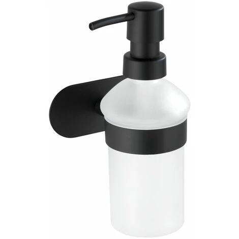 WENKO Distributeur De Savon En Acier Inox - 10 X 16.5 X 10.5 - Noir 3 WENKO Distributeur De Savon En Acier Inox - 10 X 16.5 X 10.5 - Noir