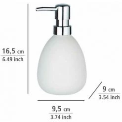 WENKO Set Accessoire Salle De Bain, Gobelet Brosse à Dent, Distributeur Savon Liquide, Brosse WC, Polaris, Blanc Mat 11 WENKO Set Accessoire Salle De Bain, Gobelet Brosse à Dent, Distributeur Savon Liquide, Brosse WC, Polaris, Blanc Mat -WENKO Soldes 34091095 5