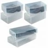 WENKO Boite à Chaussure Transparente, Rangement Chaussure Et Botte, Avec Aeration, Lot De 6 -WENKO Soldes 34091097 1