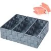 WENKO Panier De Rangement Salle De Bain Avec 3 Compartiment, Rangement Salle De Bain Adria, Gris, Lot De 2 éponges Offertes 2 WENKO Panier De Rangement Salle De Bain Avec 3 Compartiment, Rangement Salle De Bain Adria, Gris, Lot De 2 éponges Offertes -WENKO Soldes 34260325 1