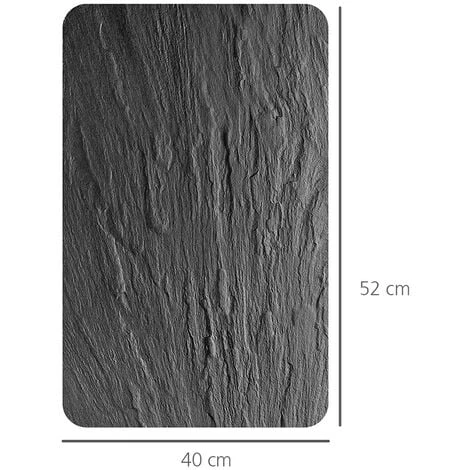 WENKO Protection Plaque De Cuisson XL, Couvre Plaque Induction, électrique En Verre "Ardoise", 3en1, Lot De 2 éponges Offertes 6 WENKO Protection Plaque De Cuisson XL, Couvre Plaque Induction, électrique En Verre "Ardoise", 3en1, Lot De 2 éponges Offertes – Image 4