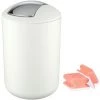 WENKO Poubelle Salle De Bain Brasil L Blanc, Petite Poubelle Salle De Bain 6,5L, Lot De 2 éponges Offertes 1 WENKO Poubelle Salle De Bain Brasil L Blanc, Petite Poubelle Salle De Bain 6,5L, Lot De 2 éponges Offertes -WENKO Soldes 34260331 1
