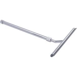 WENKO Raclette De Douche Télescopique, Raclette Douche Inox, Lame Silicone, Lot De 2 éponges Offertes -WENKO Soldes 34260335 4