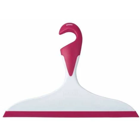 WENKO Raclette De Douche, Raclette Salle De Bain Loano, Avec Crochet De Suspension, Plastique, L23x17 Cm, Rose 3 WENKO Raclette De Douche, Raclette Salle De Bain Loano, Avec Crochet De Suspension, Plastique, L23x17 Cm, Rose