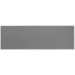 WENKO Tapis De Bain En Mousse, Tapis Salle De Bain Antidérapant, Plastique, 65x200 Cm, Gris