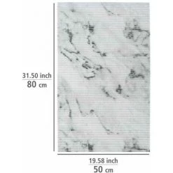 WENKO Tapis De Bain En Mousse Marmor, Tapis Salle De Bain Antidérapant Effet Marbre, Plastique, 50x80 Cm, Gris 10 WENKO Tapis De Bain En Mousse Marmor, Tapis Salle De Bain Antidérapant Effet Marbre, Plastique, 50x80 Cm, Gris -WENKO Soldes 34510071 4