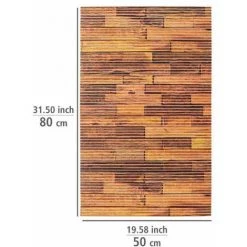 WENKO Tapis De Bain En Mousse Lambris, Tapis Salle De Bain Antidérapant, Plastique Effet Parquet, 50x80 Cm, Marron 10 WENKO Tapis De Bain En Mousse Lambris, Tapis Salle De Bain Antidérapant, Plastique Effet Parquet, 50x80 Cm, Marron -WENKO Soldes 34510074 4