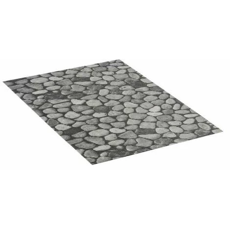 WENKO Tapis De Bain En Mousse Sassi, Tapis Salle De Bain Antidérapant, Plastique Effet Pierre, 50x80 Cm, Gris 7 WENKO Tapis De Bain En Mousse Sassi, Tapis Salle De Bain Antidérapant, Plastique Effet Pierre, 50x80 Cm, Gris – Image 5