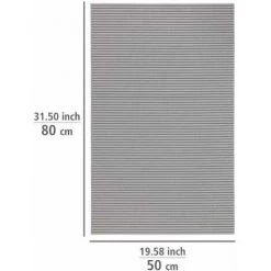 WENKO Tapis De Bain En Mousse, Tapis Salle De Bain Antidérapant, Plastique, 50x80 Cm, Gris 10 WENKO Tapis De Bain En Mousse, Tapis Salle De Bain Antidérapant, Plastique, 50x80 Cm, Gris -WENKO Soldes 34510081 4