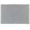 WENKO Tapis De Bain Abai, Tapis Salle De Bain Antidérapant, Tapis Paillasson Durable De Style Boho Fabriqué à Partir De Bouteille Plastique PET Recyclée, 100% Polyester, 50x80 Cm, Gris-blanc -WENKO Soldes 34510127 1