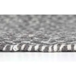 WENKO Tapis De Bain Turpan, Tapis Salle De Bain Antidérapant, Tapis Paillasson Durable De Style Boho Fabriqué à Partir De Bouteille Plastique PET Recyclée, 100% Polyester, 50x80 Cm, Noir-blanc -WENKO Soldes 34510128 5