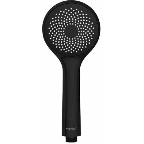WENKO Pommeau De Douche Watersaving, Pommeau De Douche économie D'eau, Jusqu'à 40% D'économie D'eau Sans Compromis Sur La Pression D'eau, Embout Universel 1/2", Plastique ABS, ø9,6 Cm, Noir Mat 3 WENKO Pommeau De Douche Watersaving, Pommeau De Douche économie D'eau, Jusqu'à 40% D'économie D'eau Sans Compromis Sur La Pression D'eau, Embout Universel 1/2", Plastique ABS, ø9,6 Cm, Noir Mat