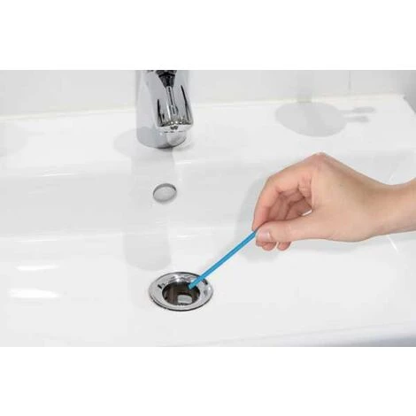 WENKO Batonnets Déboucheur évier, Pour Toute La Robinetterie, Parfum Subtil Et élimination Des Odeurs Désagréables, Lot De 12, 0,5x9,5x0,5 Cm, Bleu 5 WENKO Batonnets Déboucheur évier, Pour Toute La Robinetterie, Parfum Subtil Et élimination Des Odeurs Désagréables, Lot De 12, 0,5x9,5x0,5 Cm, Bleu – Image 3