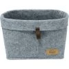 WENKO Panier Feutre Feli L, Corbeille En Feutre, Rangement Décoratif Salon - Cuisine - Salle De Bain, Polyester, 30x19x18 Cm, Gris 2 WENKO Panier Feutre Feli L, Corbeille En Feutre, Rangement Décoratif Salon - Cuisine - Salle De Bain, Polyester, 30x19x18 Cm, Gris -WENKO Soldes 34510158 1