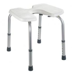 WENKO Tabouret Hygiénique Secura, Réglable En Hauteur